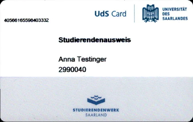 Service: UdS-Card und htw saar-Card