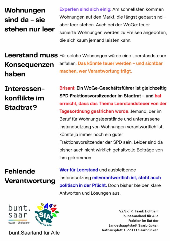 Flyerverteiler:in (selbstständige Tätigkeit / Freelance) in Saarbrücken