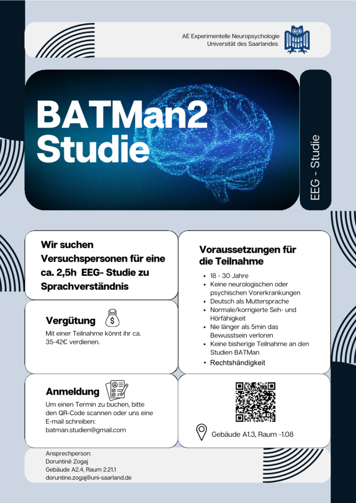 BATMan2: Versuchspersonen gesucht!
