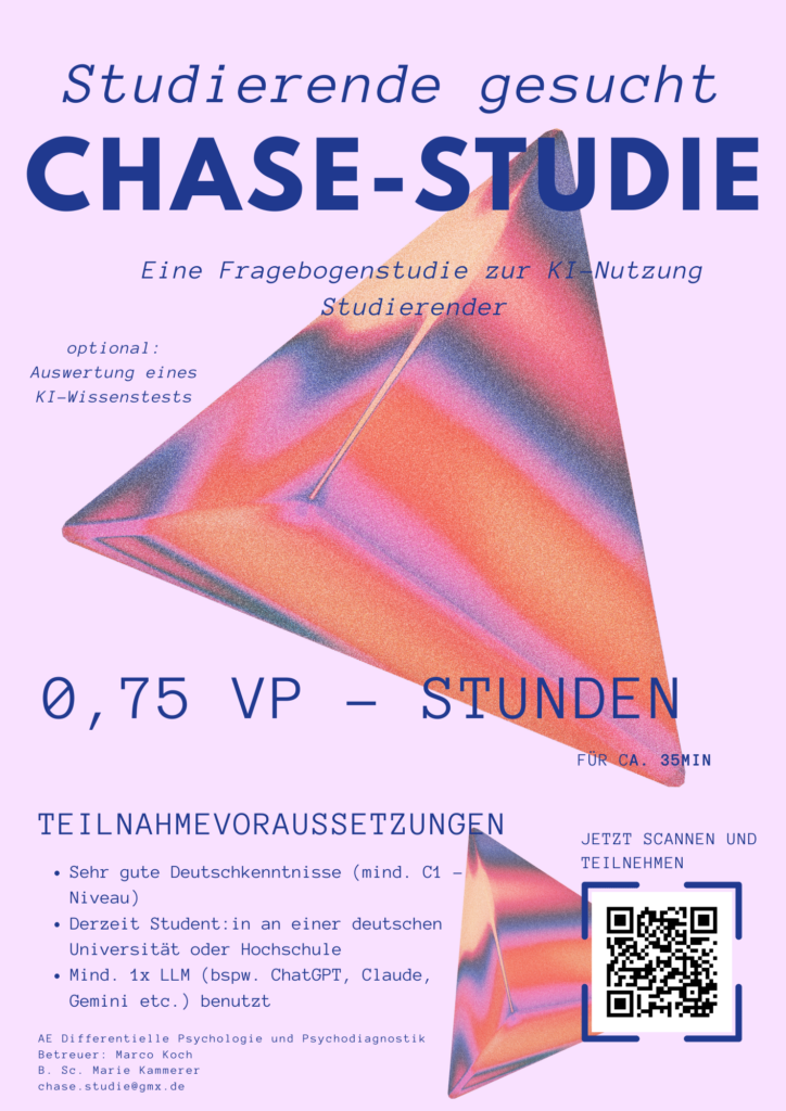 Studierende gesucht! ChaSe-Studie